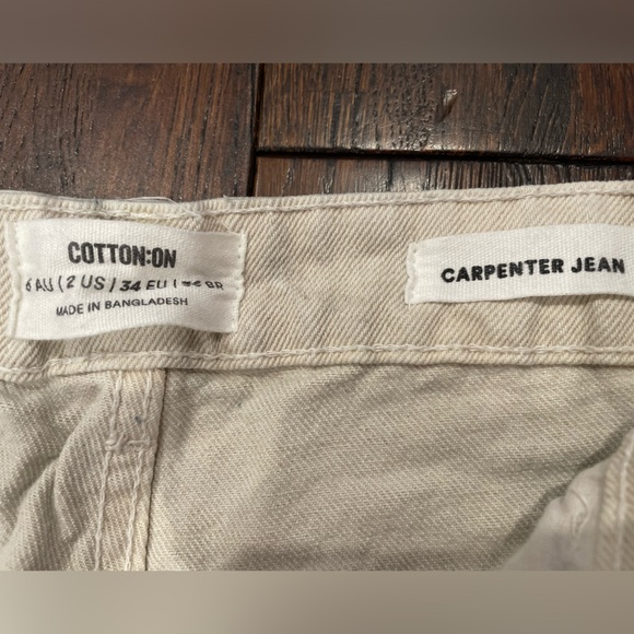 Cream Carpenter/Cargo jean - Picture 4 of 4